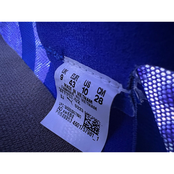 Puma Men's Vibrant Blue and Neon Green Athletic Shoes - Picture 3 of 12